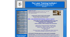 Desktop Screenshot of lasertraining.org